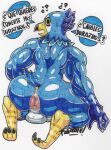  &lt;3 2021 abs accipitrid accipitriform animal_crossing anthro anus athletic_wear avian back_muscles backsack balls beak biceps big_butt bird black_beak blue_body blue_feathers blush bottomwear bottomwear_down butt clothed clothing dialogue digital_media_(artwork) eagle english_text eyebrows falcon falconid feather_hands feathers genitals hand_behind_head hand_on_leg hand_on_thigh hi_res looking_at_viewer looking_back looking_back_at_viewer male multicolored_body multicolored_feathers muscular muscular_anthro muscular_male nintendo non-mammal_balls open_beak open_mouth parasitedeath pecs pierce_(animal_crossing) portrait raised_tail rear_view signature solo spanish_text speech_bubble tail_feathers talking_to_viewer text thick_thighs translated video_games yellow_beak yellow_sclera 