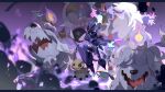  bird black_eyes blurry ceruledge dreepy drifblim e_volution fang fangs fire froslass gastly greavard hisuian_zoroark letterboxed mimikyu misdreavus no_humans open_mouth oricorio pink_fire pokemon pokemon_(creature) rotom rotom_(normal) sinistea skin_fang tongue 