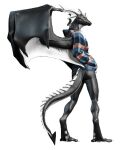  3d_(artwork) alpha_channel anthro black_body black_scales black_wings bottomless clothed clothing digital_media_(artwork) digitigrade dragon ear_frill frill_(anatomy) full-length_portrait hoodie horn khyaber male membrane_(anatomy) membranous_wings mouth_closed pattern_clothing pattern_hoodie pattern_topwear portrait pupils scales scalie simple_background slit_pupils solo standing striped_clothing striped_hoodie striped_topwear stripes tail_frill topwear transparent_background white_frill white_horn white_wings wings yellow_eyes 