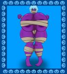  areola areola_slip big_breasts breasts female froslass frostine_glacier generation_4_pokemon halloween hi_res holidays huge_breasts humanoid hyper hyper_breasts mummy_costume nintendo pokemon pokemon_(species) purple_body purple_skin solo ultrazeta120 video_games wide_hips 