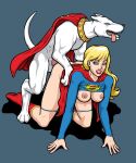  animal_genitalia animal_penis bestiality breasts canid canine canine_penis canis clothed clothed/nude clothed_female_nude_male clothing dc_comics domestic_dog duo female feral genitals human krypto male male/female mammal nude penetration penis supergirl superhero unknown_artist vaginal vaginal_penetration 