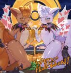  &lt;3 &lt;3_eyes 2022 absurd_res alolan_form alolan_vulpix alternate_version_at_source anal_beads anthro anus blush bodily_fluids butt censored cum dildo duo fur gaping gaping_anus generation_1_pokemon genital_fluids genitals girly halloween hi_res holidays humanoid_genitalia humanoid_penis looking_at_viewer looking_pleasured male nintendo nohtuy18 open_mouth orange_body orange_fur penis pokemon pokemon_(species) regional_form_(pokemon) sex_toy tears tongue tongue_out video_games vulpix white_body white_fur 