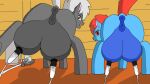 animated duo equid equine fan_character female feral horse lagartixa_amarela machine mammal milking_machine pony 
