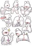  anthro anus biped blush bodily_fluids duo erection fellatio female genitals gomogomo hi_res lagomorph leporid male male/female mammal masturbation multiple_poses on_bottom on_top oral penile penis plump_labia pose pussy rabbit raised_leg rear_view reverse_cowgirl_position sex sex_toy simple_background solo_focus spread_legs spreading sweat vaginal vaginal_masturbation white_background white_body 