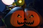  3d_(artwork) big_butt blender_(software) blizzard_entertainment bodypaint butt digital_media_(artwork) female halloween hi_res holidays huge_butt looking_at_viewer looking_back machine multicolored_body omnic orisa_(overwatch) overwatch painted_butt snips456fur solo taur tusks video_games yellow_eyes 
