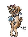  accessory antelope anthro blonde_hair bovid bow_ribbon brown_body brown_fur bulge cervid ceryne_(artist) clothed clothing dik-dik ear_piercing fur girly gris_swimsuit hair hair_accessory hair_bow hair_ribbon hi_res hooves horn male mammal meme meme_clothing one-piece_swimsuit piercing pint pint_(ceryne) ribbons short_stack solo swimwear translucent translucent_clothing translucent_swimwear true_antelope wide_hips 