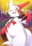  anthro cape claws clothing fur halloween hi_res holidays looking_at_viewer male matchstick_39 pink_eyes slightly_chubby solo vampire_costume white_body white_fur 