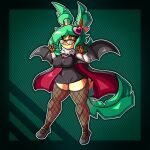  2022 absurd_res accessory anthro bat_wings big_breasts black_clothing black_shirt black_topwear blush breasts brown_sclera cape chiropteran claws clothing digital_media_(artwork) eeveelution eyewear female fishnet fishnet_clothing fishnet_legwear fur generation_4_pokemon glasses green_hair hair hair_accessory halloween halloween_costume happy hi_res holidays leafeon legwear mammal membrane_(anatomy) membranous_wings mintyspirit neck_tuft nerd nintendo plant pokemon pokemon_(species) shirt smile solo sunnyleafeon_(mintyspirit) thick_thighs topwear tuft vampire vampire_costume video_games wide_hips wings yellow_body yellow_fur 