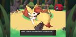  blush braixen breasts butt female fur generation_6_pokemon hi_res looking_at_viewer naika nintendo nipples pokemon pokemon_(species) raised_tail red_eyes small_breasts solo text video_games 
