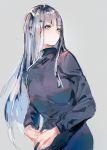  absurdres girls_frontline highres hk416_(girls_frontline) huge_filesize irikawa long_hair looking_away silver_hair simple_background solo tagme 