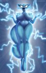  anthro blue_body blue_fur blue_sky_studios breasts dr._manhattan el-loko female fur genitals glowing glowing_eyes hi_res ice_age_(series) mammal nude power pussy rodent saber-toothed_squirrel scratte_(ice_age) solo 