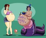  absurd_res apode birthday breasts draconcopode female four_boobs hi_res hyper lady_(disambiguation) lamia legless magic pregnant quad_boobs reptile scalie serpentine snake split_form teats udders 