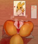  &lt;3 2022 anthro anus areola bandai_namco big_breasts bodily_fluids breasts butt censored chest_tuft cottontail digimon digimon_(species) english_text female fur genitals hi_res list multicolored_body multicolored_fur nude photo presenting presenting_hindquarters pussy renamon solo spread_legs spreading steam sweat tally_marks text through_wall tuft two_tone_body two_tone_fur white_body white_fur yellow_body yellow_fur 