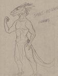  absurd_res anthro argonian bethesda_softworks biped claws corvarts countershading feathers hi_res horn male monocrhome scalie shows-his-scales standing the_elder_scrolls video_games 