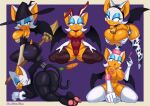  absurd_res anthro areola big_breasts big_butt breasts butt chiropteran female halloween hi_res holidays huge_breasts mammal rouge_the_bat sega solo sonic_the_hedgehog_(series) themilkman 