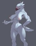  abs absurd_res accipitrid accipitriform anthro avian beak beckoning bedroom_eyes big_breasts bird breasts eagle feathers female genitals gesture hand_on_hip harpy_eagle hi_res looking_at_viewer muscular muscular_anthro muscular_female narrowed_eyes nipples non-mammal_breasts nude pussy seductive shredded_wheat solo tail_feathers 