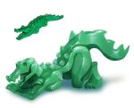  2022 anthro anthrofied ass_up breast_rest breasts crocodile crocodilian crocodylid female fivel green_body lego living_toy non-mammal_breasts nude nude_anthro nude_female reptile scalie simple_background solo white_background 