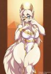  2022 absurd_res aki_(teranen) anthro anubian_jackal arskatheman big_breasts blue_eyes breasts canid canine canis clothing dress ear_piercing ear_ring egyptian_clothing elbow_tuft eyebrow_through_hair eyebrows female fur hair hand_on_chest hi_res jackal long_hair looking_at_viewer mammal narrowed_eyes one_eye_closed piercing ring_piercing shoulder_tuft smile solo tan_body tan_fur thick_thighs translucent translucent_hair tuft wide_hips 