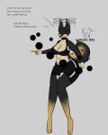  absurd_res anthro big_breasts breasts butt clothed clothing curled_tail digital_media_(artwork) english_text female floating_object hi_res huge_breasts mzzrlaraz open_mouth orb ozza_(mzzrlaraz) panicking solo text thick_thighs topwear unknown_species 