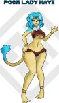  anklet anthro blue_body blue_fur bracelet breasts clothed clothing diamond_grenadier female frilly frilly_clothing fur gem gemstones generation_5_pokemon gold_(metal) gold_jewelry haplorhine jewelry mammal medium_breasts monkey neck_floof nintendo pokemon pokemon_(species) primate red_eyes simipour skimpy solo two_piece_swimsuit video_games 