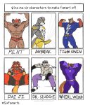  absurd_res anthro badger balls big_penis bodysuit bottomwear bulge canid canine canis clothed clothing coat colored digital_media_(artwork) domestic_dog dragon english_text erection felid fur genitals german_shepherd group hair herding_dog hi_res humanoid_genitalia humanoid_penis hyaenid hybrid lab_coat lion looking_at_viewer male mammal muscular mustelid musteline nipples open_mouth pantherine pastoral_dog penile penis pent_(anjing) simple_background sketch skinsuit smile spotted_hyena standing superhero supervillain tetsujin_tiger_seven text tiger tight_clothing topwear underwear white_body white_fur wolf zachsroom 