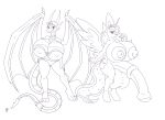  2017 absurd_res activision animal_genitalia animal_penis anthro anthrofied badgerben balls big_balls big_breasts big_nipples big_penis black_and_white breasts crossgender crown cutie_mark cynder dragon duo equid equine equine_penis eyelashes feathered_wings feathers female friendship_is_magic ftg_crossgender fti_crossgender genitals grin gynomorph half-erect hasbro hi_res horn huge_balls huge_breasts huge_penis hyper hyper_balls hyper_breasts hyper_genitalia hyper_penis intersex long_tail looking_at_viewer mammal medial_ring monochrome my_little_pony nipples non-mammal_breasts non-mammal_nipples penis princess_luna_(mlp) scalie simple_background smile spikes spyro_the_dragon standing video_games western_dragon white_background wing_claws winged_unicorn wings 