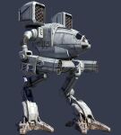  3d arm_cannon battletech concept_art energy_cannon english_commentary highres machinery mad_cat_(battletech) mecha missile_pod no_humans radio_antenna realistic robot science_fiction solo vertexnormal walker weapon window 