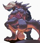  anthro anus backsack balls biceps big_balls big_breasts big_butt big_penis breasts brown_body brown_scales butt capcom dragon elder_dragon eyelashes fingers genitals gynomorph hi_res horn intersex looking_at_viewer monster_hunter multicolored_body multicolored_scales muscular muscular_anthro muscular_gynomorph muscular_intersex nergigante nude orange_body orange_scales penis pink_anus ponpuramu rear_view red_body red_scales scales scalie solo spikes video_games yellow_body yellow_eyes yellow_scales 