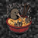  1:1 2020 3_toes ambiguous_gender avian bird bowl brown_body brown_fur chinese_text chopsticks claws container digital_media_(artwork) feet feral food fur kiwi_(bird) pixelated_background ratite shaded smoke solo soup text toe_claws toes unknown_artist 