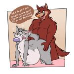  &lt;3 2022 absurd_res all_fours anal anal_penetration anthro belly bent_over big_belly brown_body brown_fur canid canine canis chip_the_wolf chubby_anthro chubby_male cookie_crisp dialogue duo ears_up fangs from_front_position fruit_brute fur grey_body grey_fur half-closed_eyes hand_on_butt hi_res looking_at_another lying male male/male mammal missionary_position monster_cereals narrowed_eyes obese obese_anthro obese_male on_back open_mouth overweight overweight_anthro overweight_male penetration raised_tail remmyfox sex slightly_chubby speech_bubble standing teeth text tongue tongue_out were werecanid werecanine werewolf wide_eyed wolf 