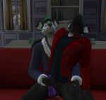  anal anthro duo male male/male roddyvoorhees sims_4 