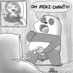 absurd_res bodily_fluids body_pillow cartoon_network cum ejaculation genital_fluids hi_res male panda_(wbb) pillow queefofspades we_bare_bears
