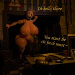 2024 3d_(artwork) animatronic anonymousfm anthro areola avian big_breasts bird blender_(software) blender_cycles breasts chicken clothing digital_media_(artwork) female fishnet fishnet_legwear five_nights_at_freddy&#039;s five_nights_at_freddy&#039;s_2 footwear galliform gallus_(genus) hair hi_res high_heels huge_breasts legwear looking_at_viewer machine nipples nude open_mouth phasianid robot scott_cawthon scottgames shoes smile solo tall teeth text thick_thighs tongue toy_chica_(fnaf) yellow_body