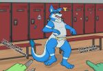  anthro blepishepi cheek_tuft clothed clothing diaper dragon duo elbow_tuft erection erection_in_diaper facial_tuft fangs first_person_view fur furred_dragon head_tuft infantilism inside leg_tuft locker_room male narrowed_eyes open_mouth solo_focus standing tail_tuft tongue topwear tuft unsigned wearing_diaper wearing_glasses white_body white_clothing white_fur white_topwear 