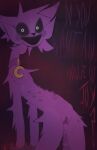 absurd_res anthro cat_tail catnap/dreamworld catnap_(poppy_playtime) collar creepy creepy_face creepy_smile female feral fur genitals hi_res nipples poppy_playtime purple_body purple_fur purple_genitals purple_nipples shieshuqqq smile solo