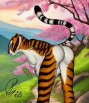 anthro athletic breasts butt dragonczech dreamworks felid feline female genitals hi_res kung_fu_panda mammal master_tigress nude pantherine pussy tiger vore