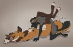 2024 anthro anthro_on_anthro anthro_penetrated anthro_penetrating anthro_penetrating_anthro biped black_body black_fur breasts brown_body brown_fur canid canine claws dashwood_fox digital_media_(artwork) digitigrade duo eyes_closed female female_penetrated fox from_front_position fur grey_body grey_fur hi_res larger_female larger_penetrated lying male male/female male_penetrating male_penetrating_female mammal maned_wolf missionary_position multicolored_body multicolored_fur nipples on_back orange_body orange_fur paws penetration ruaidri sex size_difference smaller_male tahlia_(ruaidri) toe_claws white_body white_fur