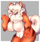  absurd_res anthro booba breasts canid canine canis domestic_dog fan_character female generation_1_pokemon growlithe hi_res hisuian_form hisuian_growlithe mammal nintendo pokemon pokemon_(species) regional_form_(pokemon) thick_thighs tits_out video_games xxcasxx 