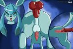  anal animal_genitalia animal_penis animated balls canine_penis eeveelution feral forbiddenlight genitals male nintendo penis pokemon pokemon_(species) video_games 