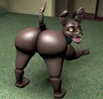  animal_genitalia animal_pussy animatronic ass_up big_butt blue_collar brown_body brown_fur busterblader347 butt canid canine canine_pussy canis collar crossgender domestic_dog female feral fetch_(fnaf) five_nights_at_freddy&#039;s fur genitals machine mammal presenting presenting_hindquarters pussy raised_tail robot scottgames sharp_teeth solo teeth thick_thighs tongue tongue_out video_games yellow_eyes 