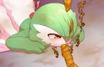  alacarte eating_feces feces feces_in_mouth female gardevoir generation_3_pokemon green_body green_hair hair humanoid nintendo not_furry pokemon pokemon_(species) scat solo video_games 