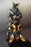  2021 2:3 abs angry_expression anthro armband balls belly biceps black_chastity_cage boots canid canine canis chastity_cage chastity_device clothed clothing cyberwuff dominant dominant_male duo footwear genitals gloves hand_on_head hand_on_neck handwear harness hi_res hood horn_tattoo kneeling leather leather_clothing leather_gloves leather_handwear leather_harness lock male male/male mammal mask muscular nipple_piercing nipples orange_eyes pecs piercing rhinocerotoid rubber rubber_clothing simple_background submissive submissive_male tail_between_legs tattoo topless wolf 