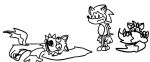  anonymous_artist anthro canid canine canis death eulipotyphlan fox gore hedgehog hiding male mammal miles_prower monochrome sad scared sega sonic_the_hedgehog sonic_the_hedgehog_(series) wolf 