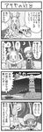  4koma :d ampharos boat cabbie_hat comic dragon_ball forehead gen_2_pokemon greyscale hat kotone_(pokemon) lighthouse mikan_(pokemon) monochrome multiple_girls open_mouth pokemoa pokemon pokemon_(creature) pokemon_(game) pokemon_hgss smile taiyouken translated twintails two_side_up watercraft 