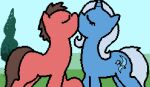  banned_from_equestria big_brian blue_body blue_hair brown_hair canon_x_oc earth_pony ending equid equine eyes_closed female feral friendship_is_magic hair hasbro horn horse kiss_on_lips kissing male male/female mammal my_little_pony pokehidden pony red_body solo trixie_(mlp) unicorn 