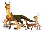  ambiguous_gender anthro chimera female group hi_res humanoid hybrid kevira065 male multi_arm multi_limb mythology taur 