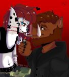  &lt;3 a anthro birthday duo for friend gift hi_res lagomorph leporid male male/male mammal rabbit rafael_fluffy special suid suina sus_(pig) wild_boar 