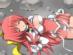  beat_angel_escalayer escalayer kouenji_sayuka long_hair magical_girl red_hair sleeping 