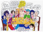  abarai_renji bleach breakfast everyone funny hinamori_momo hisagi_shuuhei iba_tetsuzaemon ise_nanao kira_izuru kotetsu_isane kurotsuchi_nemu kusajishi_yachiru matsumoto_rangiku oomaeda_marechiyo sasakibe_choujirou shiba_kaien tagme 