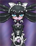  blue_eyes blush gochiruzeru gothic_lolita gothitelle lolita_fashion maid maid_apron pokemon pokemon_(game) pokemon_black_and_white pokemon_bw 